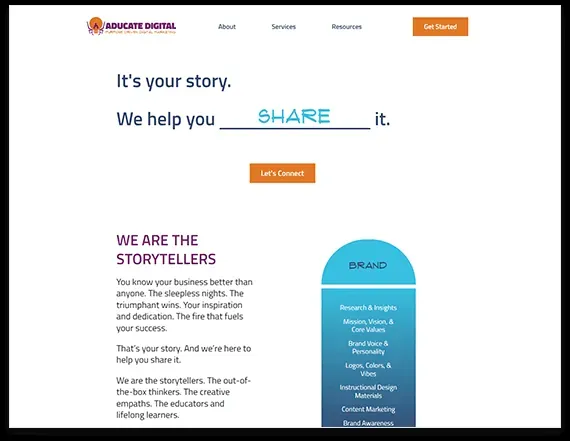Aducate Digital: The Solution, screenshot 1