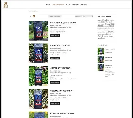 Coyote Moon Coffee: What We Built, screenshot 2