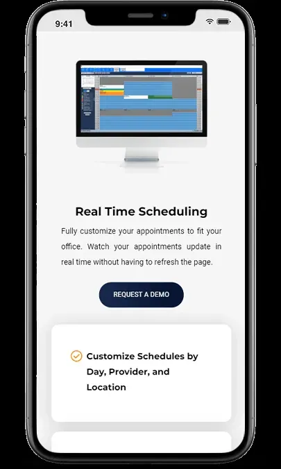 Crystal Practice Management: The Solution, mobile view 1