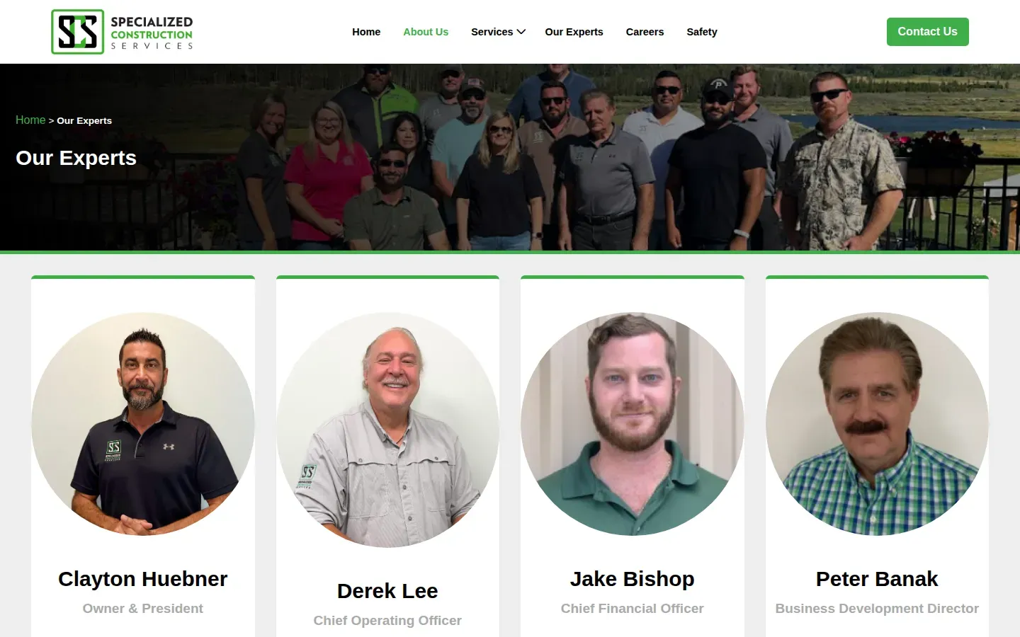 Specialized Construction Services: What We Built, screenshot 1