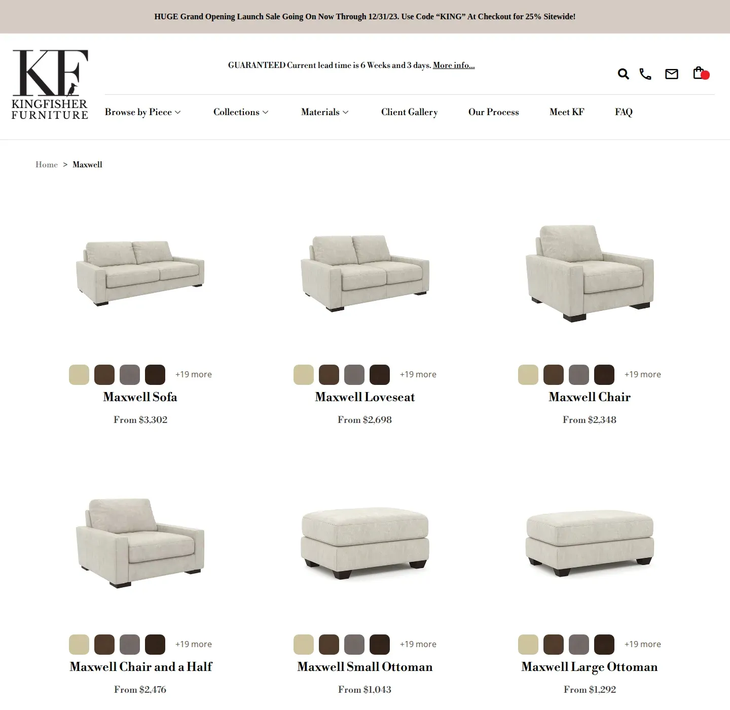 Kingfisher Furniture: The Challenge