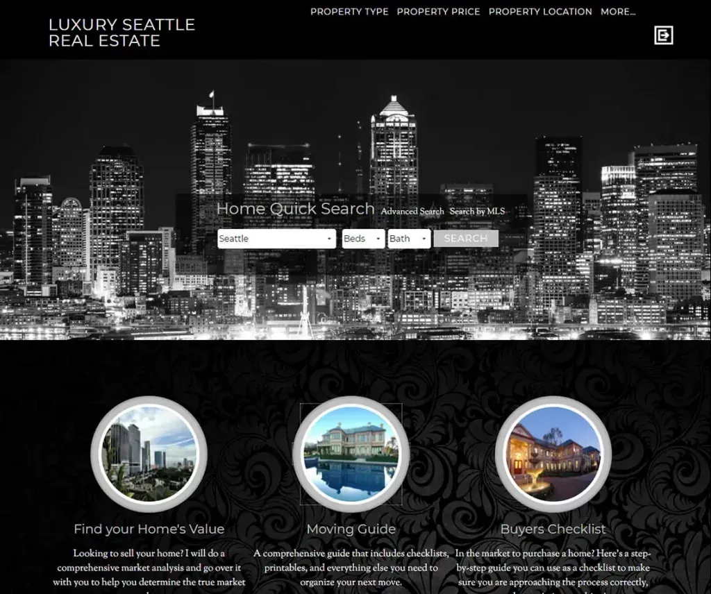 Luxury Seattle Real Estate: The Solution, screenshot 1