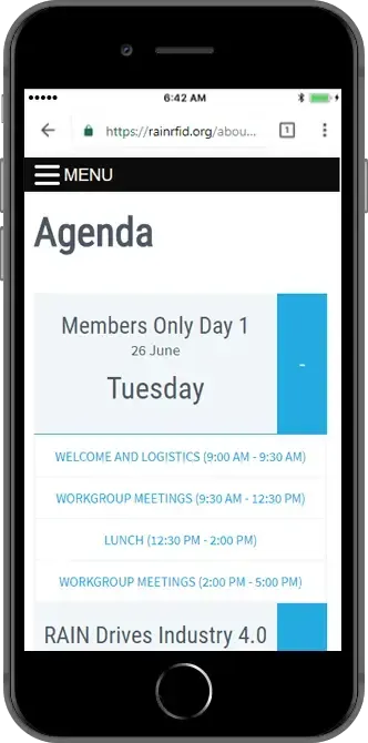 RAIN RFID: The Solution, mobile view 3